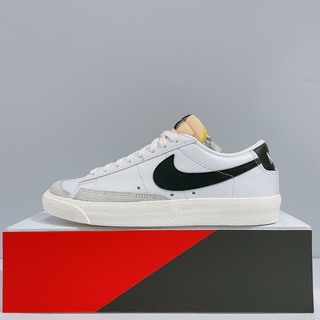 NIKE W BLAZER LOW '77 VNTG 女生 白黑色 皮革 舒適 運動 休閒鞋 DC4769-102