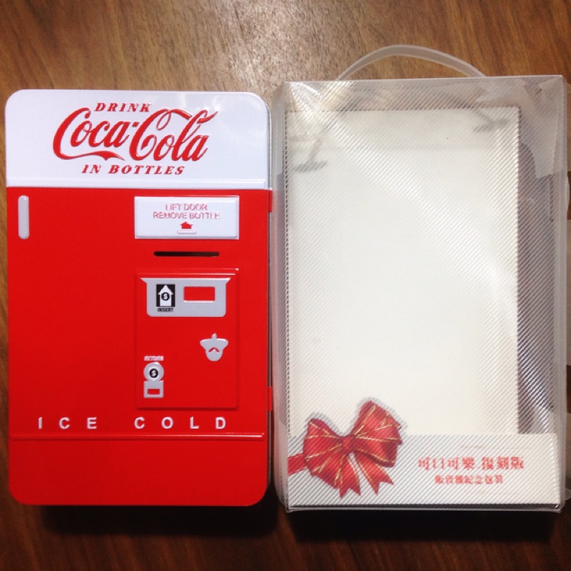 可口可樂 復刻版販賣機紀念鐵盒