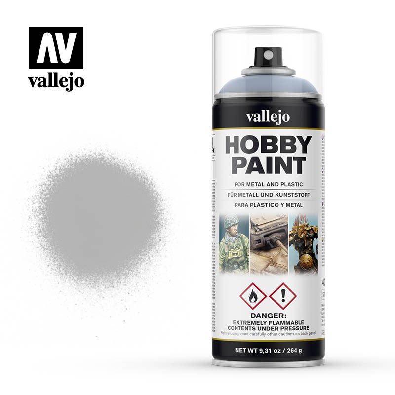 【鋼彈太上皇】28011 AV 底漆補土 色漆 灰色 噴罐 Arcylicos Vallejo 金屬塑膠木頭皆可用