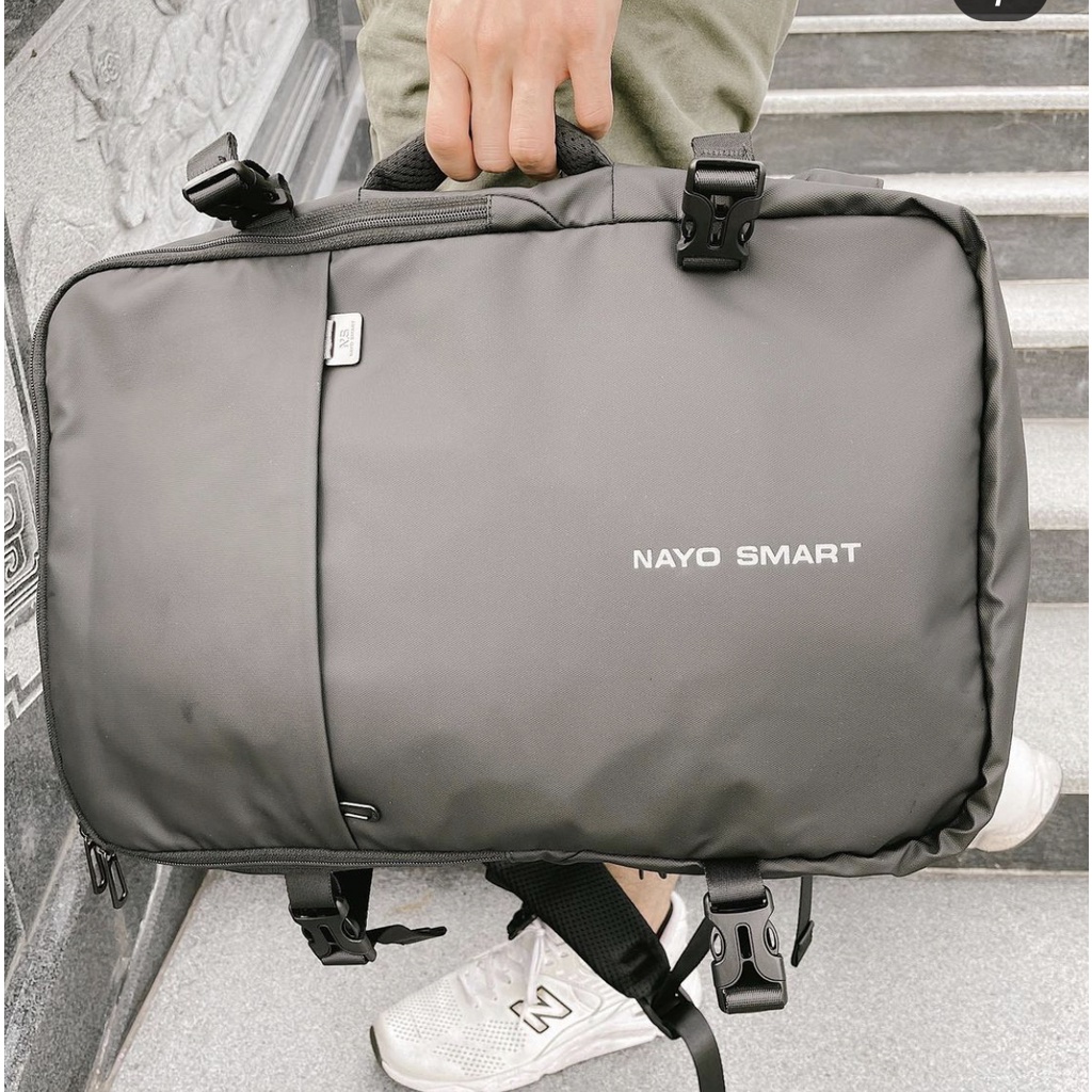 Nayo EXP 黑色機能後背包（全新正品之吊牌未拆）電腦旅行包、手提包【有實背照與影片】