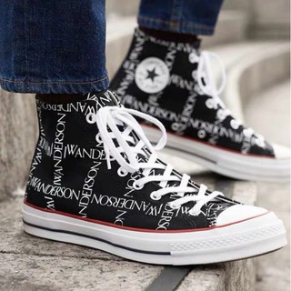 jw anderson black converse