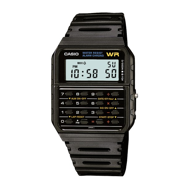 【CASIO】卡西歐 歷久不衰復刻計算機 手錶 CA-53W-1 防水 台灣卡西歐保固一年