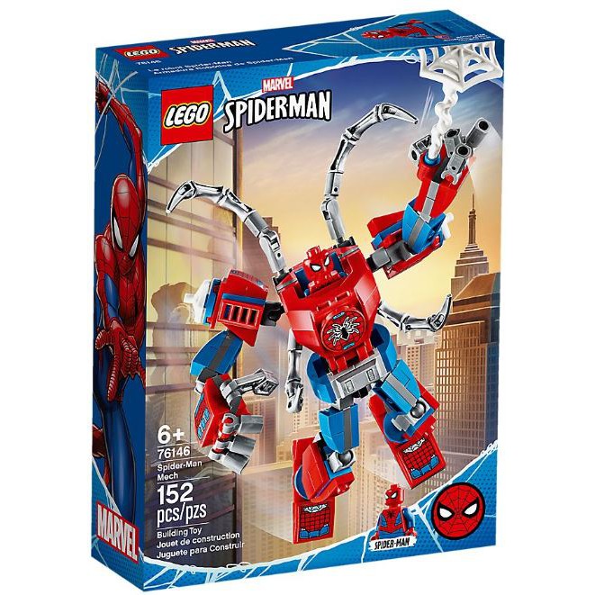 ［想樂］全新 樂高 Lego 76146 超級英雄 Marvel 蜘蛛人機甲