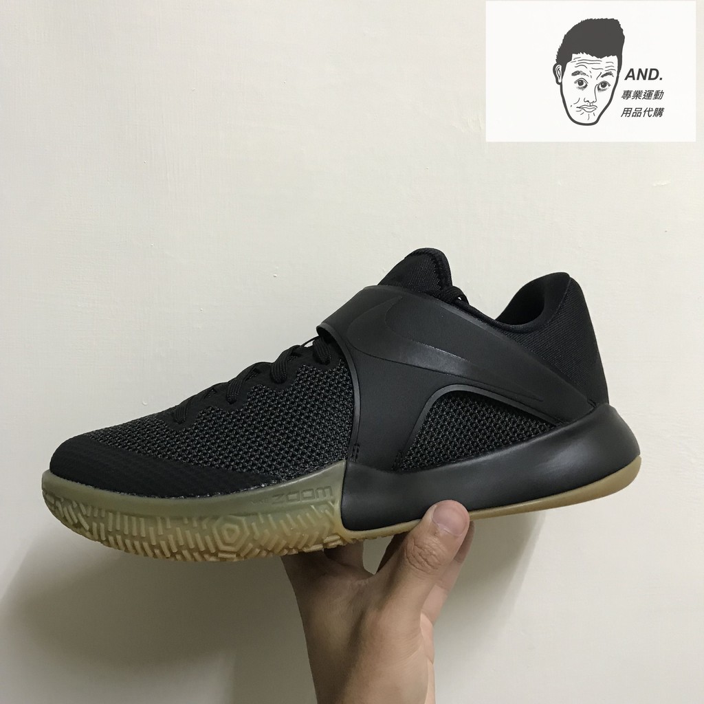 【AND.】NIKE ZOOM LIVE EP 黑色 膠底 耐磨 運動 籃球鞋 男款 852420-011