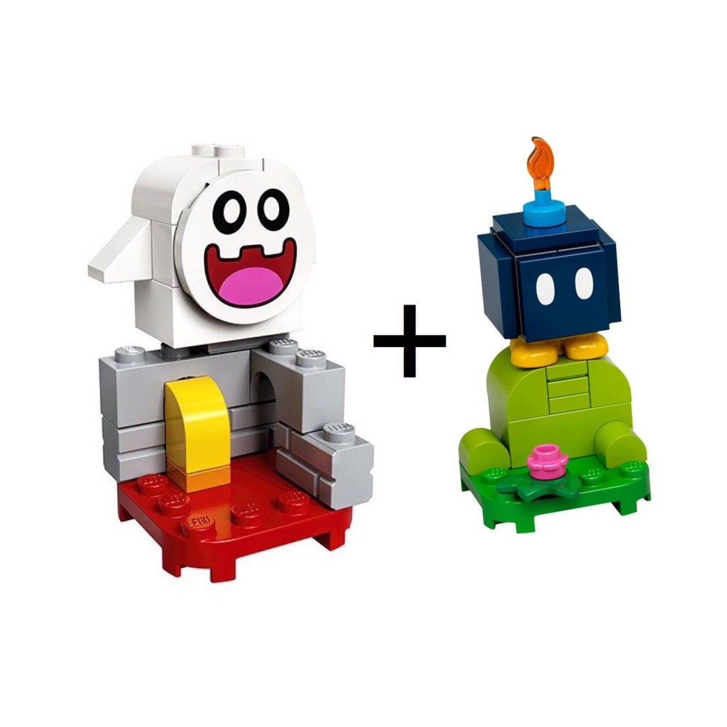 『Arthur樂高』LEGO 人偶包 71361 Super Mario 瑪利歐 不害羞幽靈 + 炸彈兵