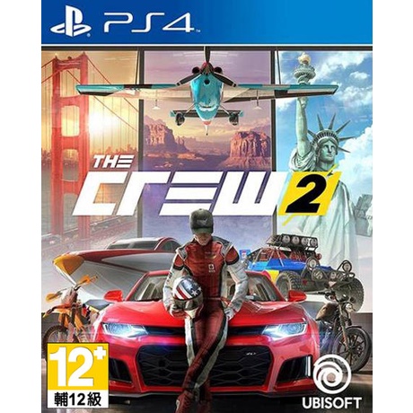 Ps4 飆酷車神2 動力世界the Crew 2 繁體中文版 全新未拆商品 四張犁電玩 蝦皮購物