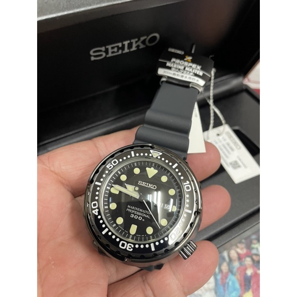 Seiko SBBN035 300M 鮪魚罐頭 全黑化 公司貨