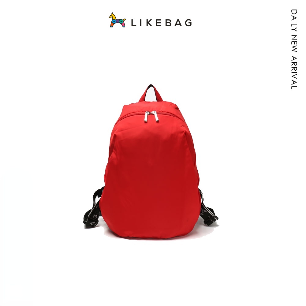 Likebag 彩色戶外防水包 輕便後背包 中性 大容量 多功能 耐磨 旅行 登山 徒步 運動 健身 雙肩包 可折疊包包