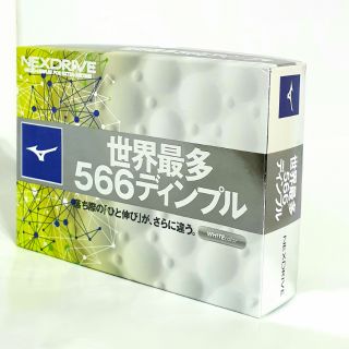 Mizuno 566 世界最多風洞高爾夫球 白球