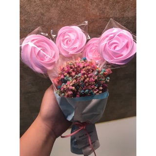 玫瑰馬林棒棒糖🍭 浪漫的玫瑰花就像女孩當日結婚般盛開 讓我們浪漫的愛情用熱情的玫瑰花🌹分享給大家