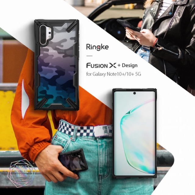 Ringke Fusion X 迷彩保護殼適用於三星 Galaxy Note 10 plus