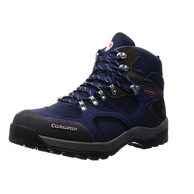 ▲拾山世紀-黎陽▲【CARAVAN】Trekking Shoes 男 GTX 高筒登山鞋 海軍藍