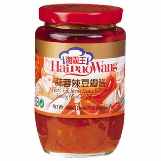 海霸王蒜蓉辣豆瓣醬400g克 x 1【家樂福】