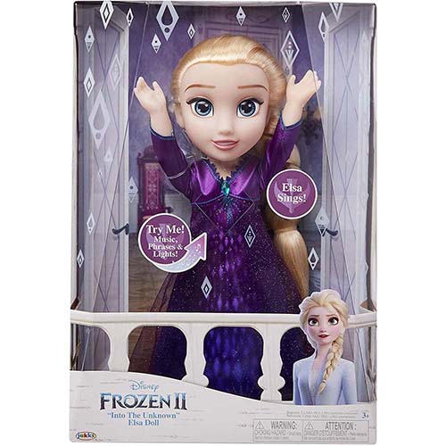 Disney 迪士尼 - Jakks 冰雪奇緣2 聲光艾莎娃娃