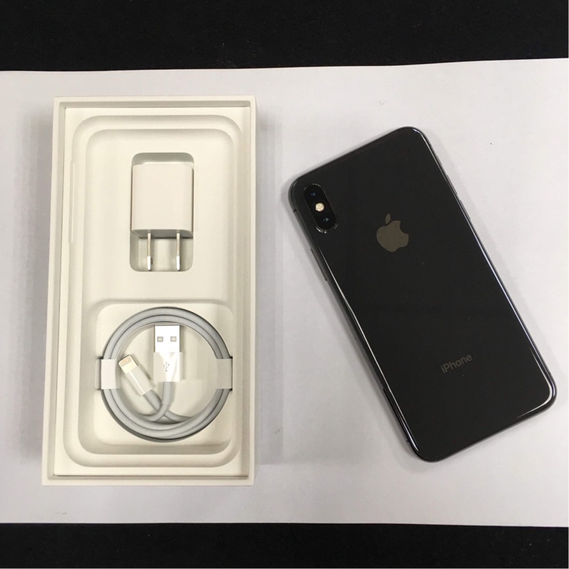 8成新❗️保固內Apple iPhone X 256G imos 2.5D 保護膜