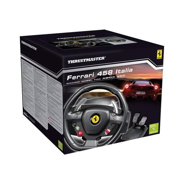 【傳說企業社】THRUSTMASTER Ferrari 458 Italia 賽車方向盤 支援XBOX360