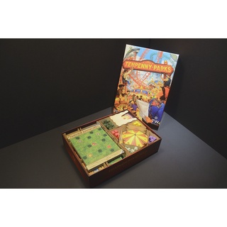 【烏鴉盒子】一分錢樂園 Tenpenny Parks 桌遊收納盒 (免膠組裝、不含遊戲) | 桌遊周邊、配件、收納