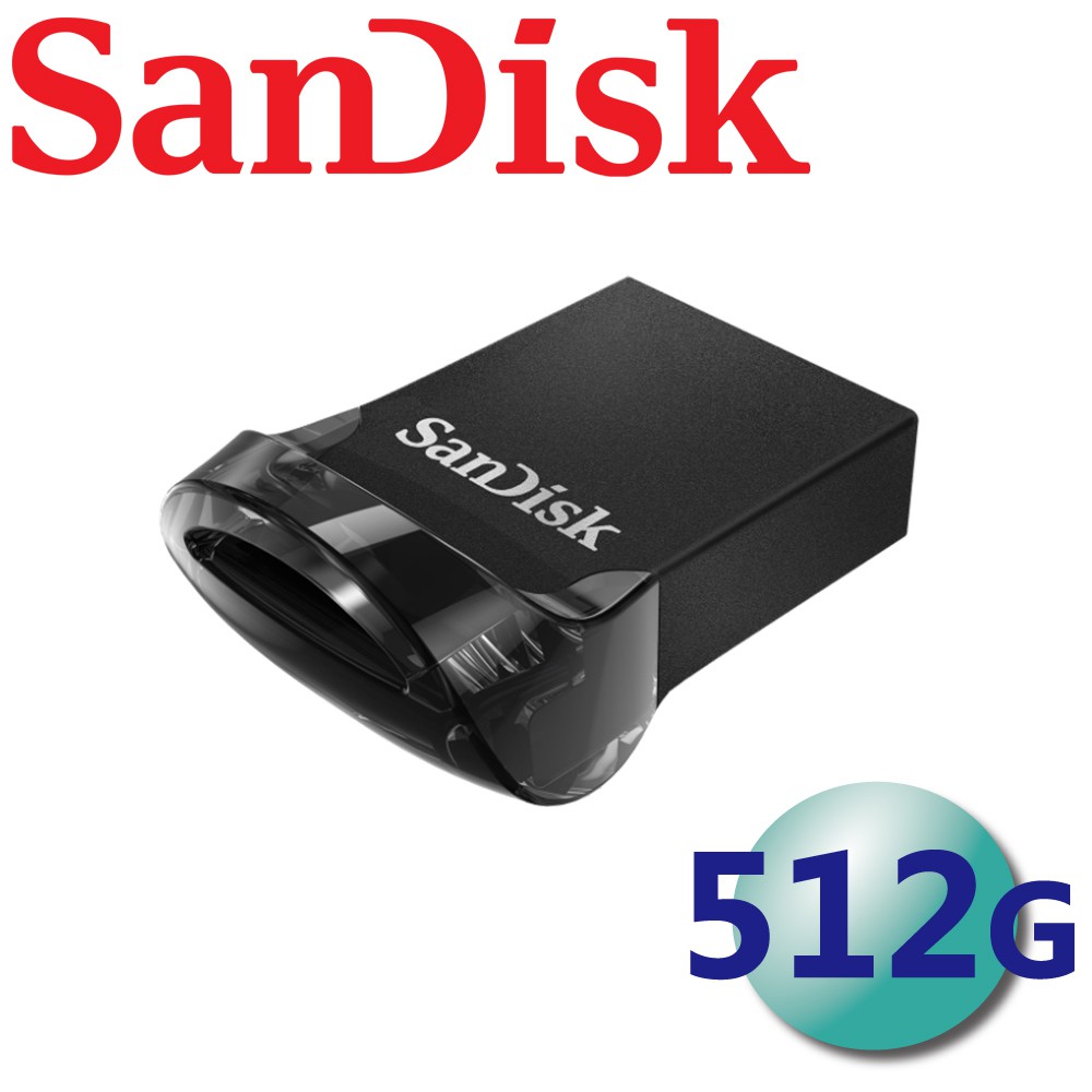 【公司貨】SanDisk 512GB 512G 400MB/s Ultra Fit CZ430 USB3.2 隨身碟