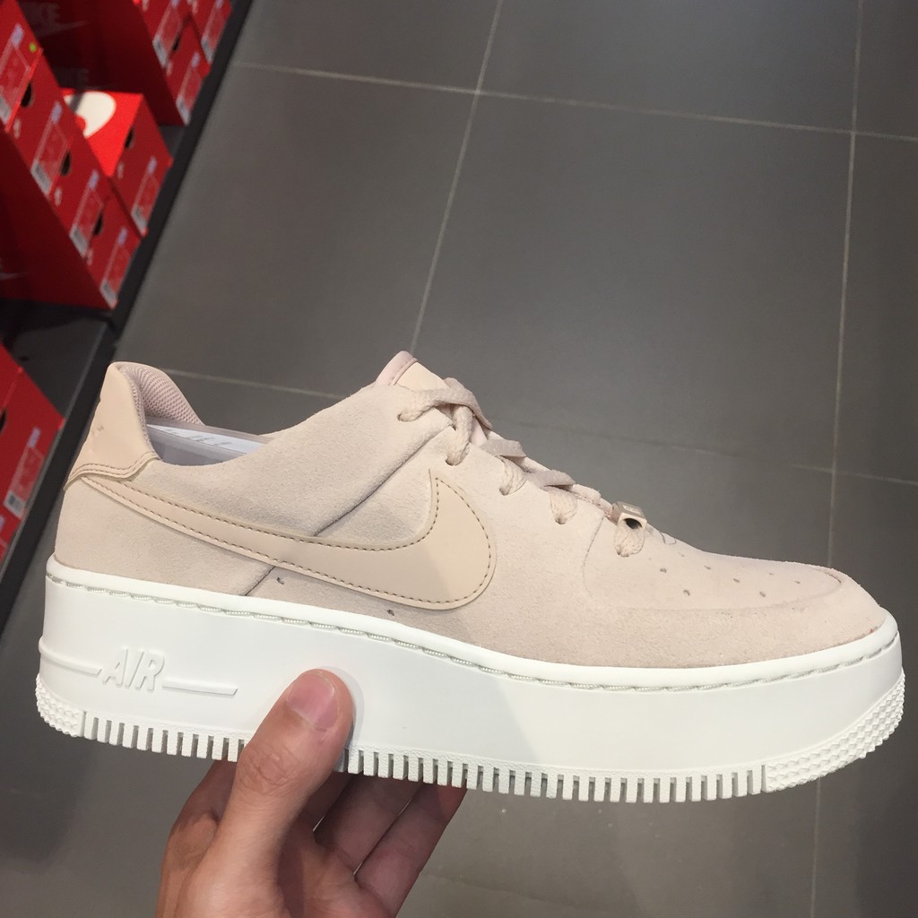 nike air force sage low grey