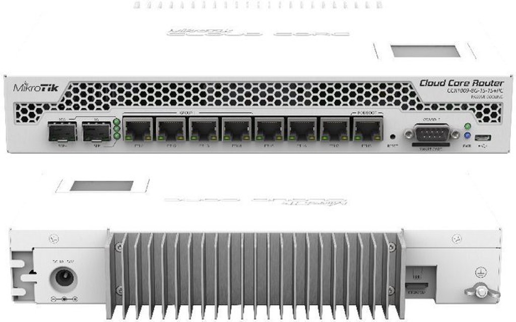 【RouterOS專業賣家】台灣公司貨 CCR1009-7G-1C-1S+PC 高性能9核心 光纖1G+10G路由器