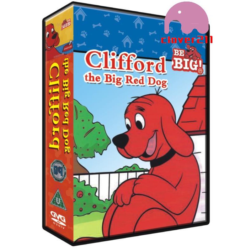 現貨兒童早教英語啟蒙盒裝dvd動畫碟clifford The Big Red Dog大紅狗英文字幕第1季xdb 蝦皮購物
