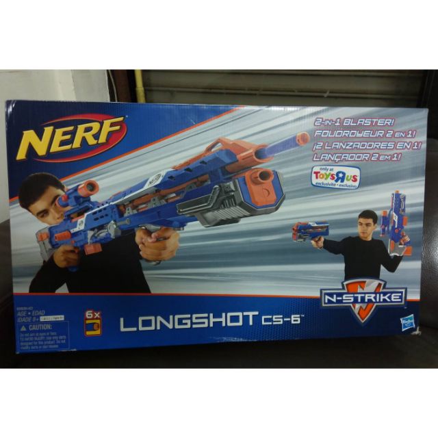NERF Longshot CS-6 長狙全新未拆正版現貨 藍色/限時特賣,現貨最後一組，需要的快趁機入手哦~