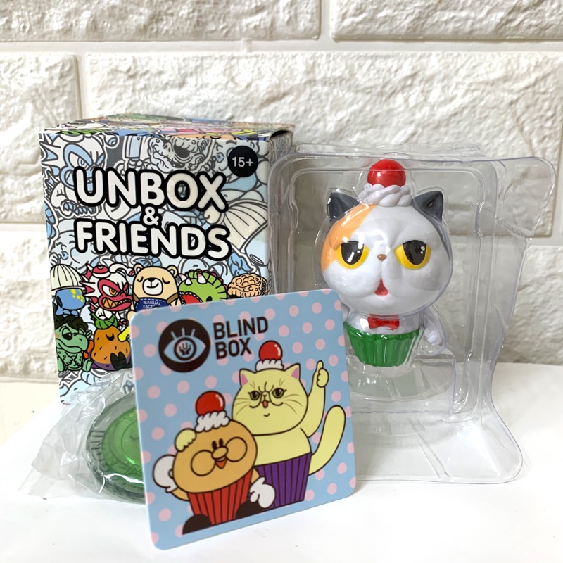（現貨）UNBOX &amp; Friends wave 2 盒玩 盒抽 蛋糕貓