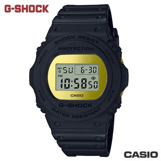 【G-SHOCK】 DW-5700BBMB-1 CASIO經典個性數位電子錶/鏡面系列/45mm/金 【第一鐘錶眼鏡】