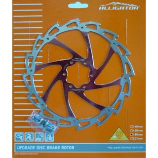【賠本出清】Alligator WIND CUTTER 極輕量不銹鋼碟盤 180MM 106g 紅 570