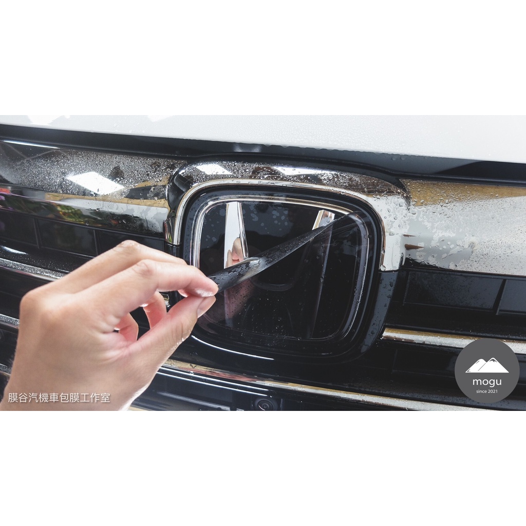 [膜谷包膜工作室] Honda Odyssey 車頭Acc Logo  保護膜  犀牛皮 燈膜 燻黑 改裝 電腦裁切