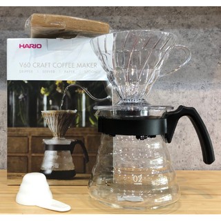 日本製 HARIO V60手沖咖啡壺組 雲朵壺 含濾紙40入+豆匙