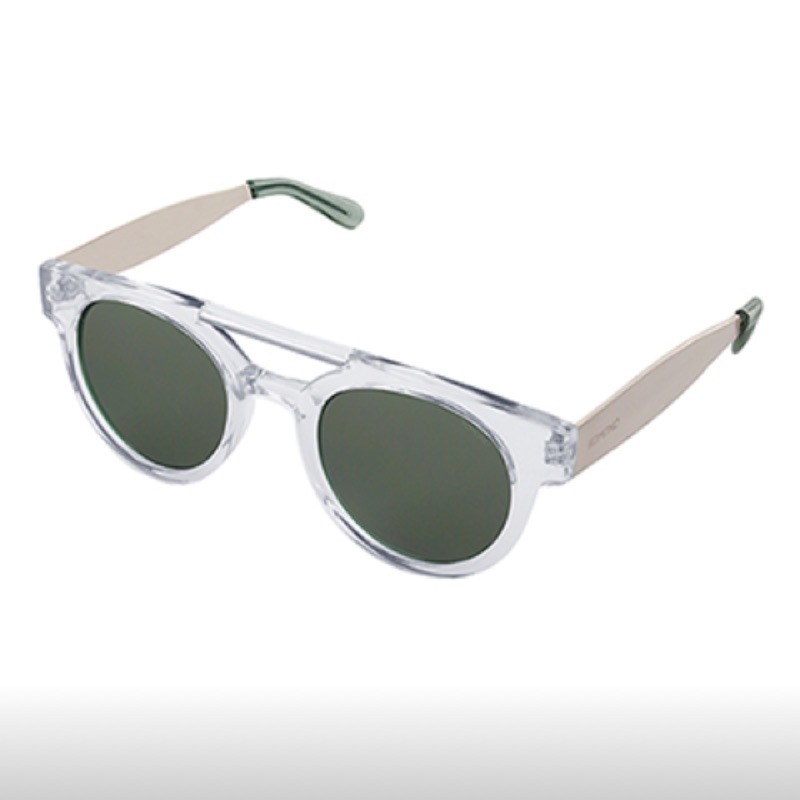 正品 KOMONO Dreyfuss 太陽眼鏡 摩登俏皮 透明銀 9.5成新