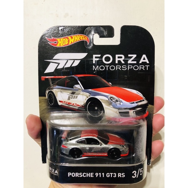 風火輪 保時捷膠胎 Hot Wheels FORZA Motorsport PORSCHE 911 GT3 RS 精裝版
