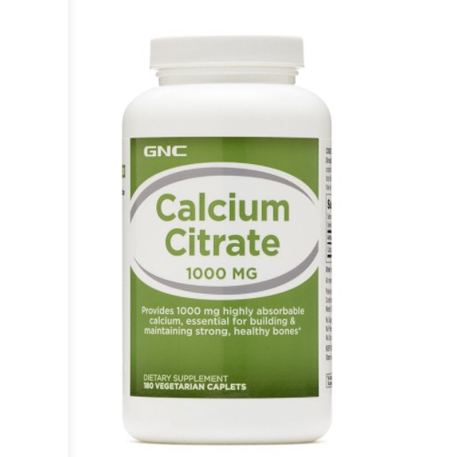 GNC 健安喜 Calcium Citrate 1000 檸檬酸鈣食品錠 180錠