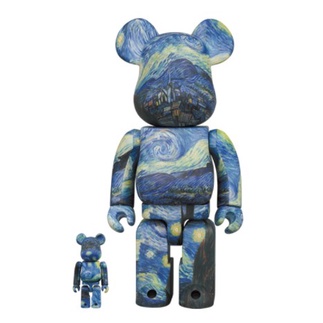 Be@rbrick van Gogh The Starry Night 400%+100% 梵谷 星空