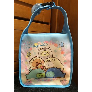 現貨新品 San-X 正版角落小夥伴 角落生物 釦子保溫午餐袋 便當袋 午餐袋 保溫袋 保冷袋 手提袋