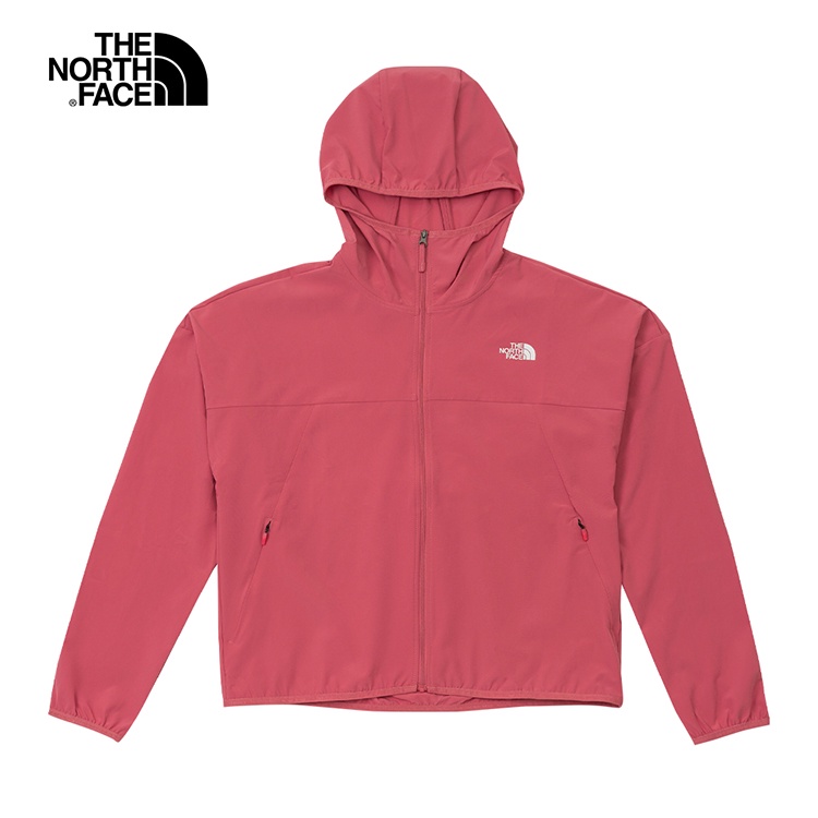 The North Face W ZEPHYR WIND CROP - AP女 風衣外套 粉 NF0A4UB4396