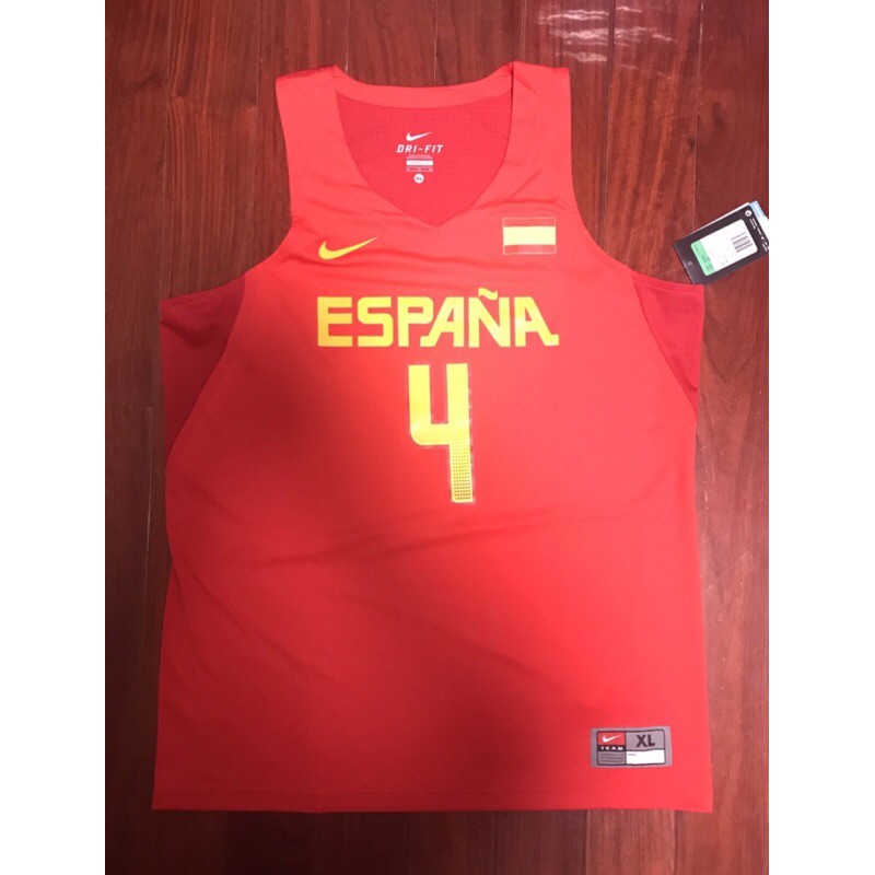 全新 NBA NIKE 球迷版 西班牙國家隊 Pau Gasol 球衣 背心 kobe bryant james 奧運