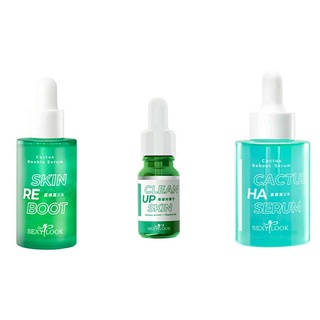 現貨《正品+發票》📣SEXYLOOK 仙人掌 發光平滑雙精萃30ml/魚腥草B6淨痘精華/AHA果酸亮白水乳精華/代謝霜