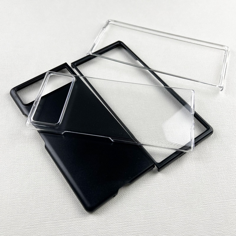 XIAOMI 適用於小米 Mix Fold 2 Fold2 5G 防指紋硬保護後蓋的超薄光滑啞光/透明 PC 保護殼