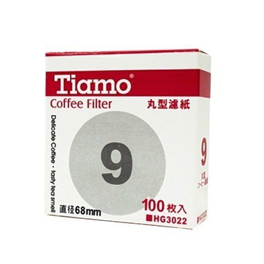 Tiamo 9號 丸型 圓形 濾紙 HG3022 冰滴壺 摩卡壺☕木木咖啡。COFFEE