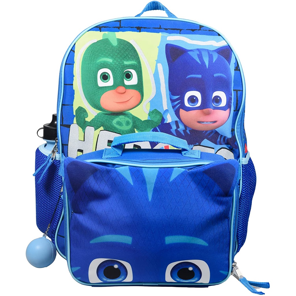 👍正版空運👍美國專櫃 睡衣小英雄 PJ MASKS 兒童 書包 後背包 包包 餐袋 便當袋