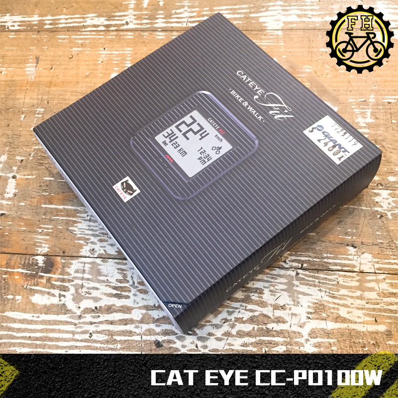 【小萬】全新出清 CAT EYE CC-PD100W 步行記錄器 自行車無線碼表 碼錶 馬表 自行車用 CATEYE