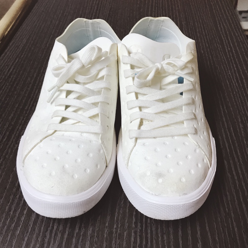 native MONACO LOW 短筒摩納哥鞋(女)貝殼白 23.5cm 小白鞋