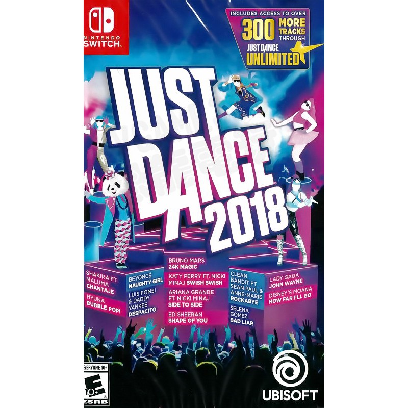 【全新未拆】任天堂 NINTENDO SWITCH NS 舞力全開 2018 JUST DANCE 2018 英文版