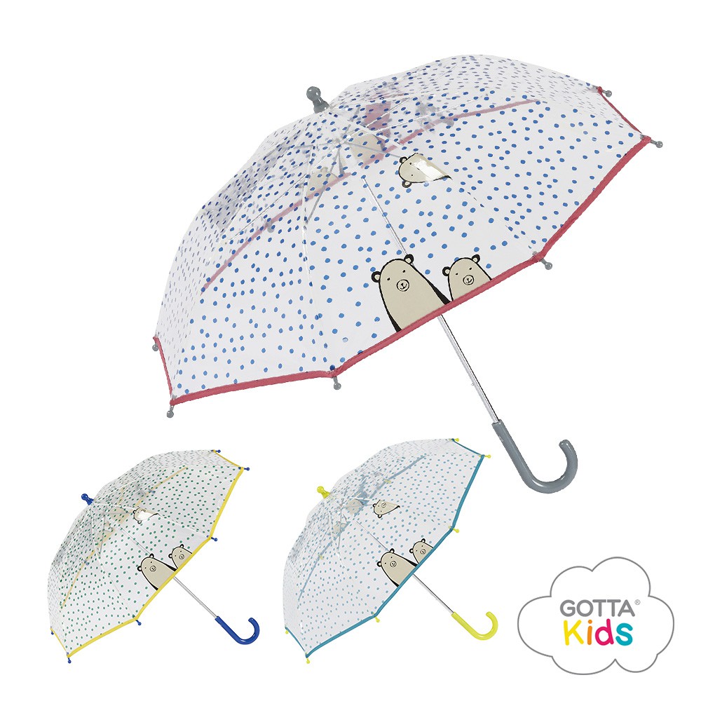 【Gotta Kids】58224 撥撥滿天星透明小童傘 (適合3歲以上幼童)