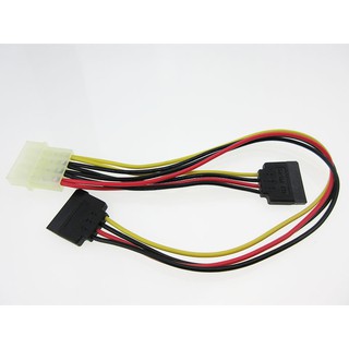 一分二 SATA 轉接線 延長線 4PIN 轉雙SATA