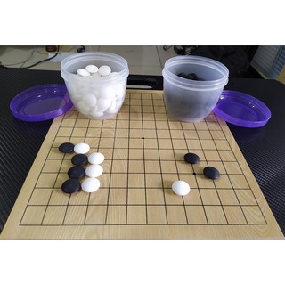 入門圍棋套組(棋盤+棋子+棋罐)