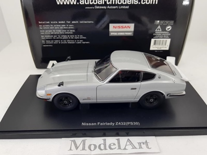1 18 Autoart Nissan Fairlady 240 Z Z432 Ps30 銀 現貨跳水價 蝦皮購物