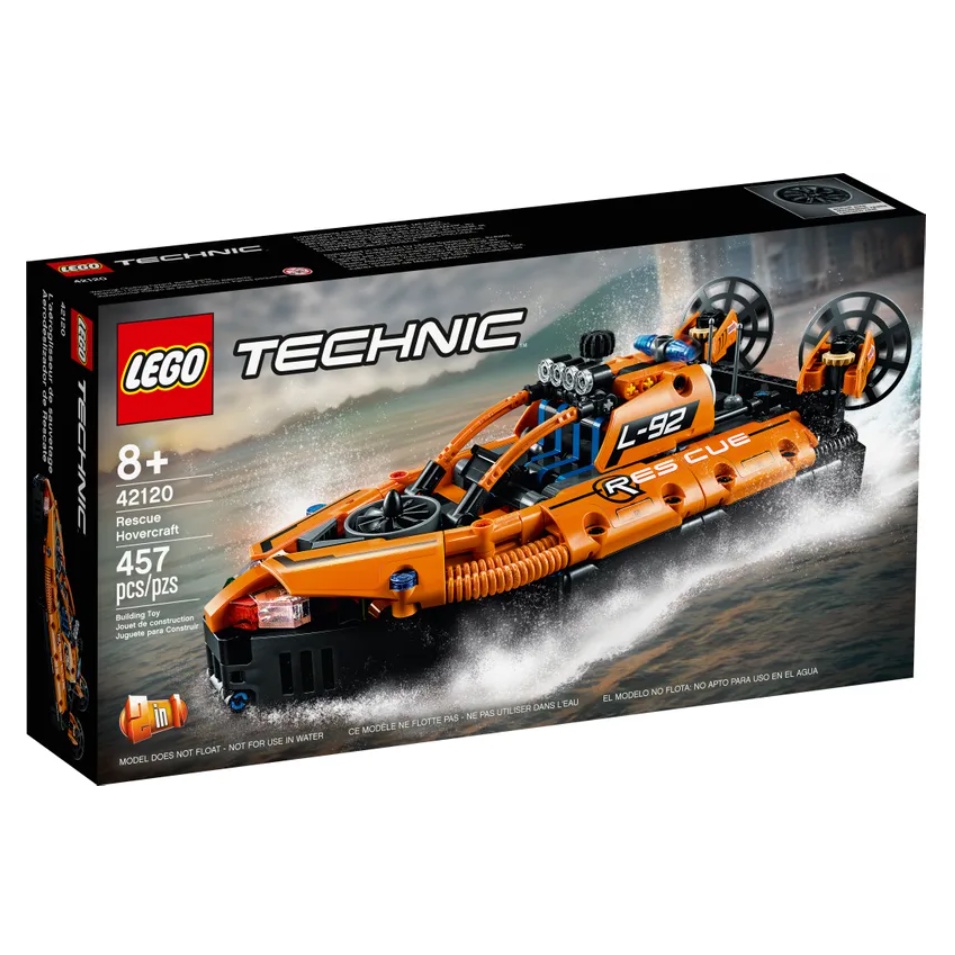 &lt;屏東自遊玩&gt; 樂高 LEGO 42120 TECHNIC 科技系列 救援氣墊船 現貨